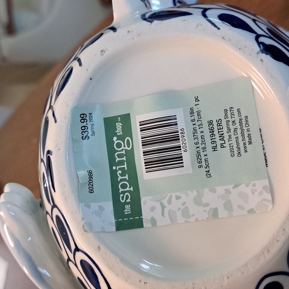 FLASH SALE Fish ceramic planter - Picture 7 of 7